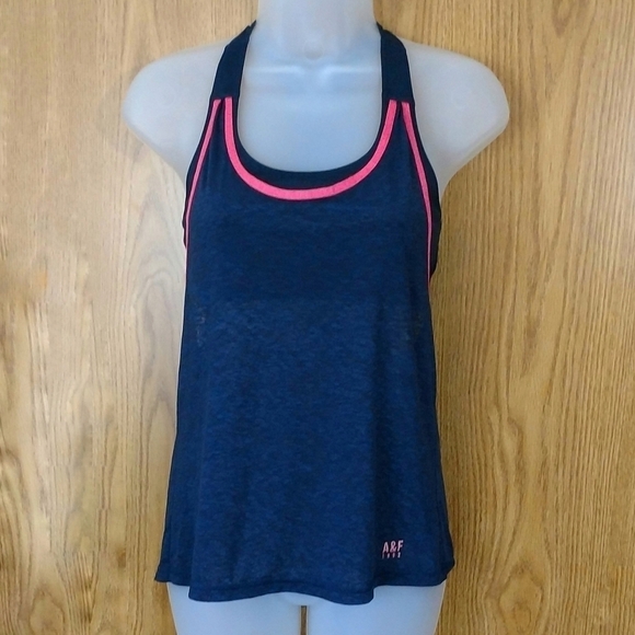 A&F Active Racer Back Tank w/ attached Sports Bra - Picture 3 of 6